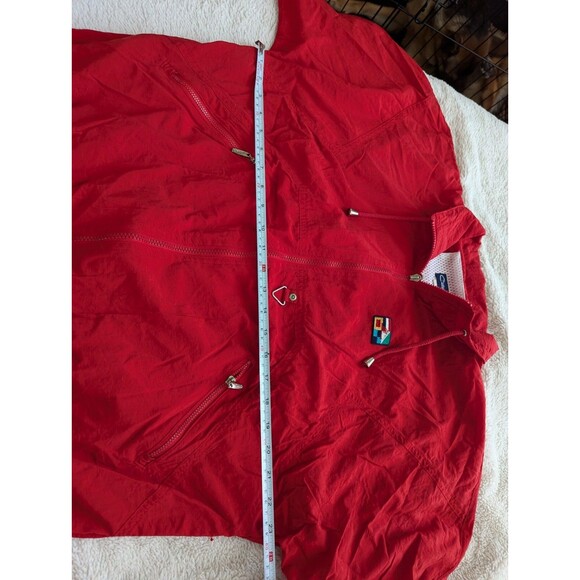 Vintage Catalina Track Suit Windbreaker Nylon Jacket Red 80’s 90’s No Size Tag - Picture 13 of 14